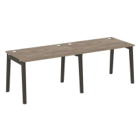 Onix Wood Рабочая станция OW.RS-2.2.8 Белый бриллиант/Дуб светлый/Белый металл 2360*800*750 Onix Wood Рабочая станция OW.RS-2.2.8 Белый бриллиант/Дуб светлый/Белый металл 2360*800*750