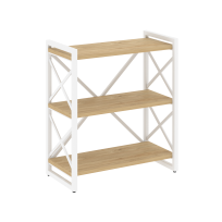 Loft Стеллаж на регулируемых опорах-3 полки VR.L-MST.O-3.8 Тиквуд тёмный/Чёрный металл 800×400×910 Loft Стеллаж на регулируемых опорах-3 полки VR.L-MST.O-3.8 Тиквуд тёмный/Чёрный металл 800×400×910
