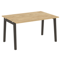 Onix Wood Стол переговорный (1 столешница) OW.PRG-1.3 Белый бриллиант/Дуб светлый/Белый металл 1380*980*750 Onix Wood Стол переговорный (1 столешница) OW.PRG-1.3 Белый бриллиант/Дуб светлый/Белый металл 1380*980*750