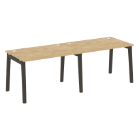 Onix Wood Рабочая станция OW.RS-2.2.8 Белый бриллиант/Дуб светлый/Белый металл 2360*800*750 Onix Wood Рабочая станция OW.RS-2.2.8 Белый бриллиант/Дуб светлый/Белый металл 2360*800*750