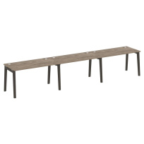 Onix Wood Рабочая станция OW.RS-3.3.7 Белый бриллиант/Дуб светлый/Белый металл 4140*720*750 Onix Wood Рабочая станция OW.RS-3.3.7 Белый бриллиант/Дуб светлый/Белый металл 4140*720*750