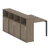 Metal System Quattro Р. ст. с шкафом-купе на П-образном м/к 50БП.РС-СШК-4.1 Т Акация/Антрацит металл 1410*2332*1098 Metal System Quattro Р. ст. с шкафом-купе на П-образном м/к 50БП.РС-СШК-4.1 Т Акация/Антрацит металл 1410*2332*1098