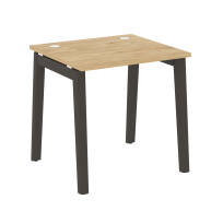 Onix Wood Стол офисный OW.SP-0.7 Дуб мали/Дуб светлый/Белый металл 780×720×750 Onix Wood Стол офисный OW.SP-0.7 Дуб мали/Дуб светлый/Белый металл 780×720×750
