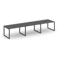 Стол для переговоров Style Project SN-6O.SPRG-024 Акация Лорка/Металл Черный 4740×980×750 Стол для переговоров Style Project SN-6O.SPRG-024 Акация Лорка/Металл Черный 4740×980×750