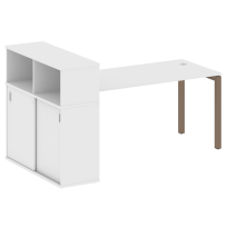 Metal System Quattro Стол офисный с шкафом-купе на П-образном м/к 50БП.РС-СШК-3.4 Т Вяз/Мокко металл 2010×1120×1098 Metal System Quattro Стол офисный с шкафом-купе на П-образном м/к 50БП.РС-СШК-3.4 Т Вяз/Мокко металл 2010×1120×1098