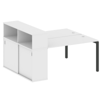 Metal System Quattro Р. ст. с шкафом-купе на П-образном м/к 50БП.РС-СШК-2.3 Т Акация/Антрацит металл 1810*1475*1098 Metal System Quattro Р. ст. с шкафом-купе на П-образном м/к 50БП.РС-СШК-2.3 Т Акация/Антрацит металл 1810*1475*1098
