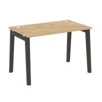 Onix Wood Стол офисный OW.SP-2.7 Дуб мали/Дуб светлый/Белый металл 1180×720×750 Onix Wood Стол офисный OW.SP-2.7 Дуб мали/Дуб светлый/Белый металл 1180×720×750