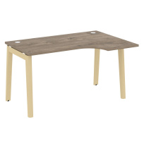 Onix Wood Стол эргономичный правый OW.SA-2 (R) Белый бриллиант/Дуб светлый/Белый металл 1380*980*750 (720/460) Onix Wood Стол эргономичный правый OW.SA-2 (R) Белый бриллиант/Дуб светлый/Белый металл 1380*980*750 (720/460)
