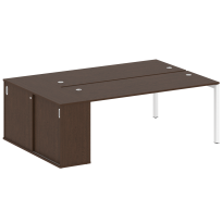 Metal System Quattro Р. ст. с шкафом-купе на П-образном м/к 50БП.РС-СШК-1.5 Т Акация/Антрацит металл 2210*1475*750 Metal System Quattro Р. ст. с шкафом-купе на П-образном м/к 50БП.РС-СШК-1.5 Т Акация/Антрацит металл 2210*1475*750