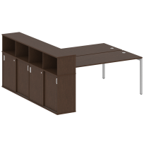 Metal System Quattro Р. ст. с шкафом-купе на П-образном м/к 40БП.РС-СШК-4.5 Т Акация/Антрацит металл 2210*2332*1098 Metal System Quattro Р. ст. с шкафом-купе на П-образном м/к 40БП.РС-СШК-4.5 Т Акация/Антрацит металл 2210*2332*1098