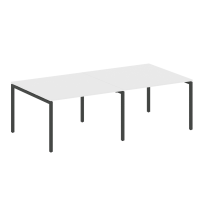 Metal System Quattro Перег. стол (2 столешницы) на П-образном м/к 40БП.ПРГ-2.2 Акация/Антрацит металл 2400*1235*750 Metal System Quattro Перег. стол (2 столешницы) на П-образном м/к 40БП.ПРГ-2.2 Акация/Антрацит металл 2400*1235*750
