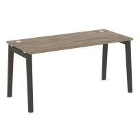 Onix Wood Стол офисный OW.SP-4.7 Дуб мали/Дуб светлый/Белый металл 1580×720×750 Onix Wood Стол офисный OW.SP-4.7 Дуб мали/Дуб светлый/Белый металл 1580×720×750
