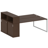 Metal System Quattro Р. ст. с шкафом-купе на О-образном м/к 40БО.РС-СШК-2.5 Т Акация/Антрацит металл 2210*1475*1098 Metal System Quattro Р. ст. с шкафом-купе на О-образном м/к 40БО.РС-СШК-2.5 Т Акация/Антрацит металл 2210*1475*1098