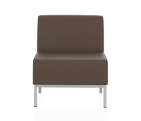 Мягкое кресло Компакт Euroforma / Искуственная шесть Kardif / Серый 10 / Черный / 600×620×770 Мягкое кресло Компакт Euroforma / Искуственная шесть Kardif / Серый 10 / Черный / 600×620×770