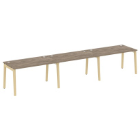 Onix Wood Рабочая станция OW.RS-3.3.8 Белый бриллиант/Дуб светлый/Белый металл 4140*800*750 Onix Wood Рабочая станция OW.RS-3.3.8 Белый бриллиант/Дуб светлый/Белый металл 4140*800*750