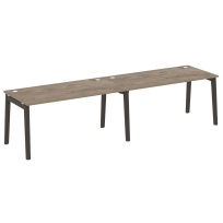 Onix Wood Рабочая станция OW.RS-2.4.8 Белый бриллиант/Дуб светлый/Белый металл 3160*800*750 Onix Wood Рабочая станция OW.RS-2.4.8 Белый бриллиант/Дуб светлый/Белый металл 3160*800*750
