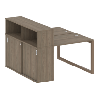 Metal System Quattro Р. ст. с шкафом-купе на О-образном м/к 50БО.РС-СШК-2.1 Т Акация/Антрацит металл 1410*1475*1098 Metal System Quattro Р. ст. с шкафом-купе на О-образном м/к 50БО.РС-СШК-2.1 Т Акация/Антрацит металл 1410*1475*1098
