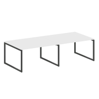 Metal System Quattro Перег. стол (2 столешницы) на О-образном м/к 40БО.ПРГ-2.3 Акация/Антрацит металл 2800*1235*750 Metal System Quattro Перег. стол (2 столешницы) на О-образном м/к 40БО.ПРГ-2.3 Акация/Антрацит металл 2800*1235*750