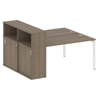 Metal System Quattro Р. ст. с шкафом-купе на П-образном м/к 50БП.РС-СШК-2.3 Т Акация/Антрацит металл 1810*1475*1098 Metal System Quattro Р. ст. с шкафом-купе на П-образном м/к 50БП.РС-СШК-2.3 Т Акация/Антрацит металл 1810*1475*1098