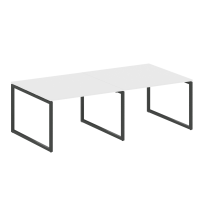 Metal System Quattro Перег. стол (2 столешницы) на О-образном м/к 40БО.ПРГ-2.2 Акация/Антрацит металл 2400*1235*750 Metal System Quattro Перег. стол (2 столешницы) на О-образном м/к 40БО.ПРГ-2.2 Акация/Антрацит металл 2400*1235*750