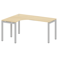 Metal System Quattro Стол криволинейный левый на П-образном м/к 50БП.СА-4 (L) Акация/Антрацит металл 1600*1200*750 Metal System Quattro Стол криволинейный левый на П-образном м/к 50БП.СА-4 (L) Акация/Антрацит металл 1600*1200*750