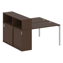 Metal System Quattro Р. ст. с шкафом-купе на П-образном м/к 40БП.РС-СШК-2.2 Т Акация/Антрацит металл 1610*1475*1098 Metal System Quattro Р. ст. с шкафом-купе на П-образном м/к 40БП.РС-СШК-2.2 Т Акация/Антрацит металл 1610*1475*1098