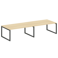 Metal System Quattro Перег. стол (2 столешницы) на О-образном м/к 50БО.ПРГ-2.5 Акация/Антрацит металл 3600*1235*750 Metal System Quattro Перег. стол (2 столешницы) на О-образном м/к 50БО.ПРГ-2.5 Акация/Антрацит металл 3600*1235*750