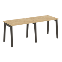 Onix Wood Рабочая станция OW.RS-2.1.7 Белый бриллиант/Дуб светлый/Белый металл 1960*720*750 Onix Wood Рабочая станция OW.RS-2.1.7 Белый бриллиант/Дуб светлый/Белый металл 1960*720*750