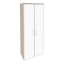 дуб аттик/стекло white