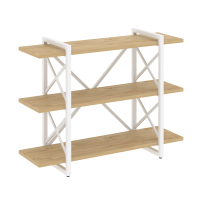 Loft Стеллаж на регулируемых опорах-3 полки VR.L-MST.O-3.8V Тиквуд тёмный/Чёрный металл 1200×400×910 Loft Стеллаж на регулируемых опорах-3 полки VR.L-MST.O-3.8V Тиквуд тёмный/Чёрный металл 1200×400×910