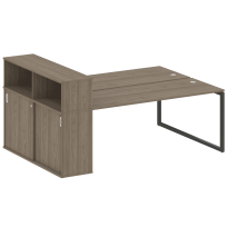 Metal System Quattro Р. ст. с шкафом-купе на О-образном м/к 40БО.РС-СШК-2.5 Т Акация/Антрацит металл 2210*1475*1098 Metal System Quattro Р. ст. с шкафом-купе на О-образном м/к 40БО.РС-СШК-2.5 Т Акация/Антрацит металл 2210*1475*1098