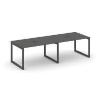 Стол для переговоров Style Project SN-5O.SPRG-012 Акация Лорка/Металл Черный 2360×980×750 Стол для переговоров Style Project SN-5O.SPRG-012 Акация Лорка/Металл Черный 2360×980×750