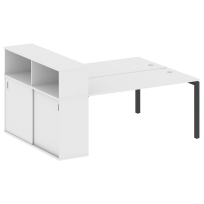 Metal System Quattro Р. ст. с шкафом-купе на П-образном м/к 50БП.РС-СШК-2.4 Т Акация/Антрацит металл 2010*1475*1098 Metal System Quattro Р. ст. с шкафом-купе на П-образном м/к 50БП.РС-СШК-2.4 Т Акация/Антрацит металл 2010*1475*1098