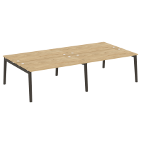 Onix Wood Рабочая станция OW.D.RS-4.4.8 Белый бриллиант/Дуб светлый/Белый металл 3160*1635*750 Onix Wood Рабочая станция OW.D.RS-4.4.8 Белый бриллиант/Дуб светлый/Белый металл 3160*1635*750