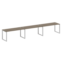 Metal System Р. ст. на 3 раб. места на О-образном м/к БО.СМ-3.4 Акация/Антрацит металл 4800*720*750 Metal System Р. ст. на 3 раб. места на О-образном м/к БО.СМ-3.4 Акация/Антрацит металл 4800*720*750