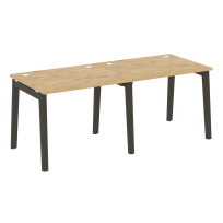 Onix Wood Рабочая станция OW.RS-2.1.8 Белый бриллиант/Дуб светлый/Белый металл 1960*800*750 Onix Wood Рабочая станция OW.RS-2.1.8 Белый бриллиант/Дуб светлый/Белый металл 1960*800*750