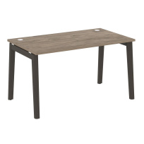 Onix Wood Стол офисный OW.SP-3.8 Дуб мали/Дуб светлый/Белый металл 1380×800×750 Onix Wood Стол офисный OW.SP-3.8 Дуб мали/Дуб светлый/Белый металл 1380×800×750